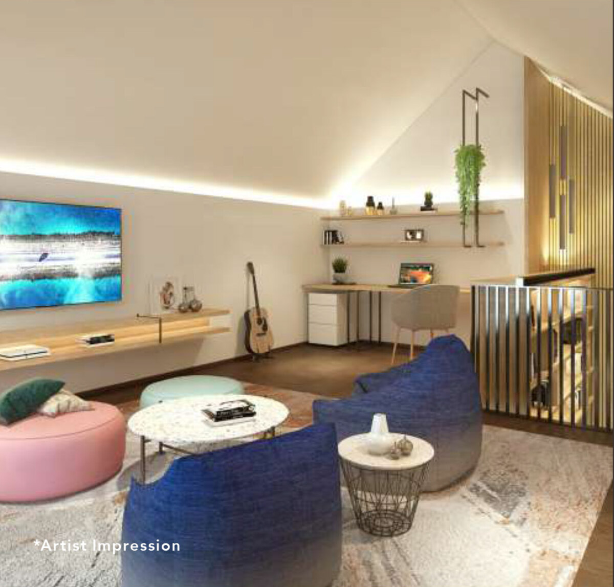 Private attic — artist's impression