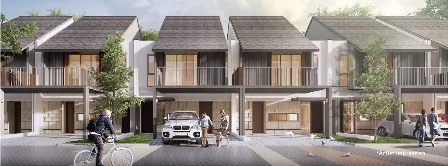 Render eksterior Type B Wisteria